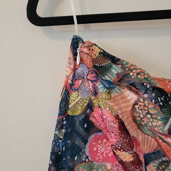 NEW Amanda Uprichard Tropical VACATION  Sarong Style Skirt Size Large - Picture 8 of 16